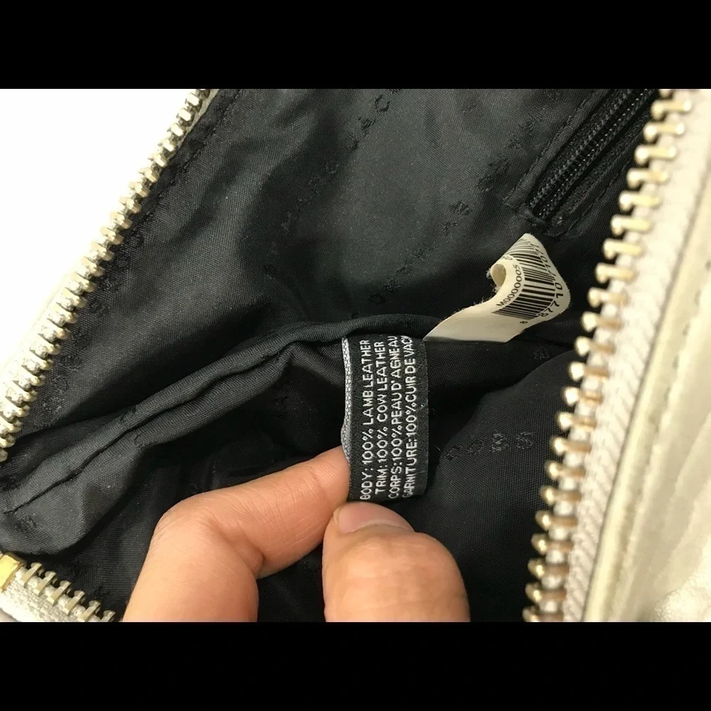 Marc by Marc Jacobs Washed Up Lamb Leather Messenger Bag Read